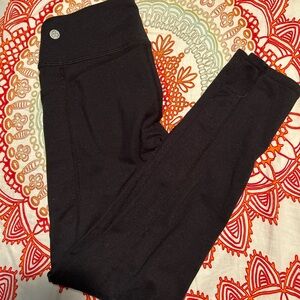 Kids Zella size Large 10/12 Stylish Black Leggings
